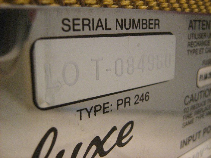 peavey guitar serial number dating